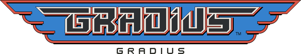 Gradius logo for NES